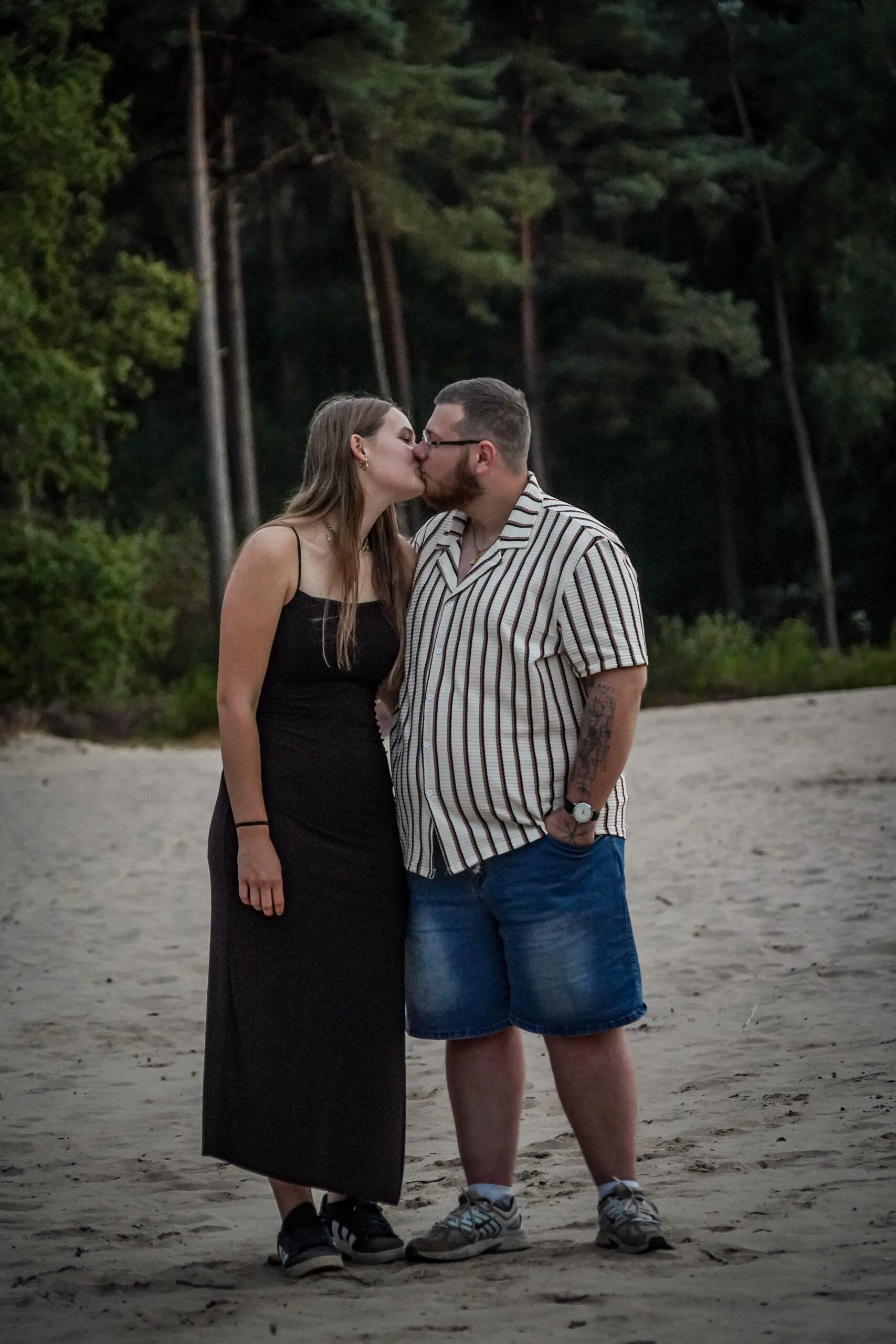 Michael en Elise tijdens de koppelshoot