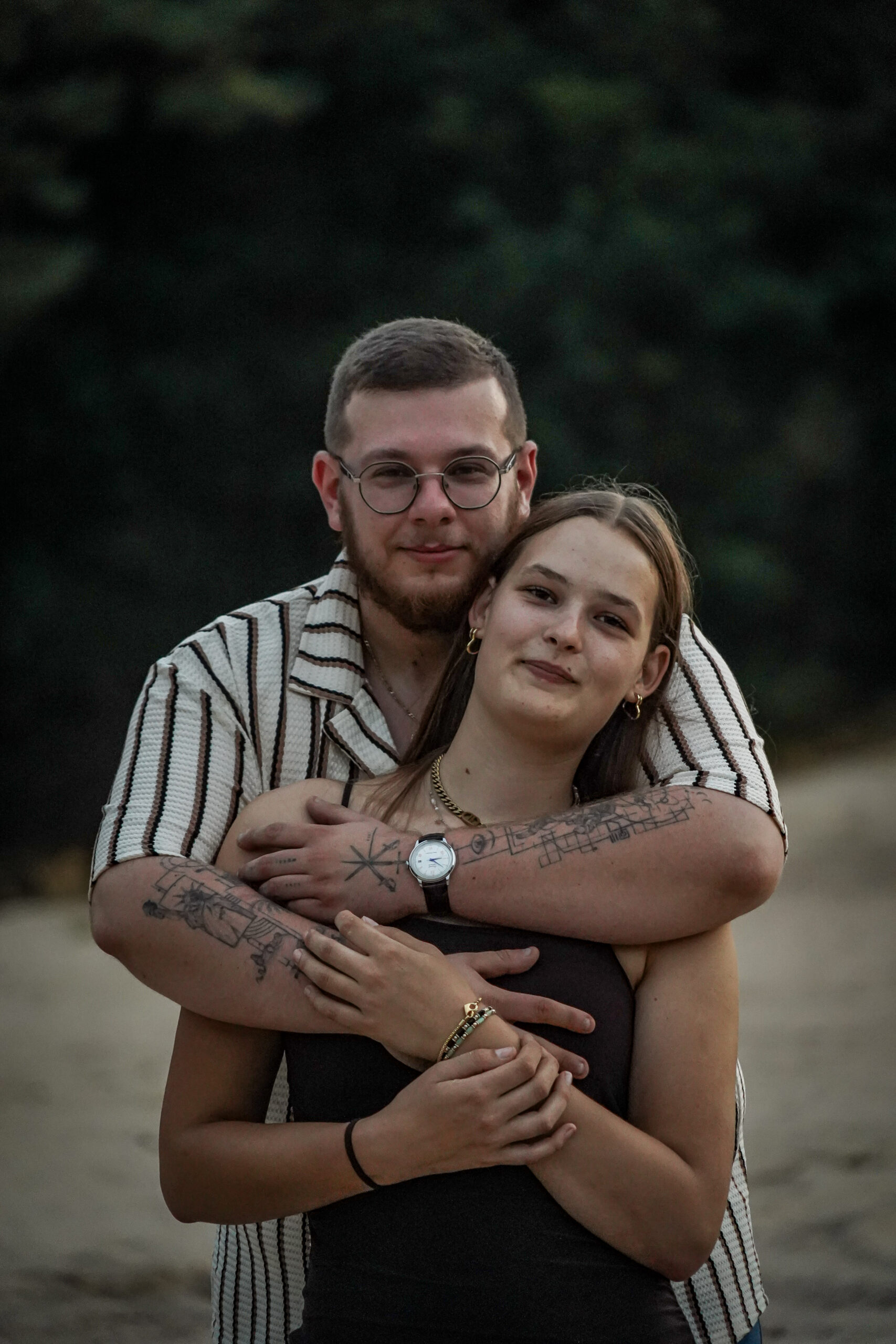 Michael en Elise tijdens hun koppelshoot